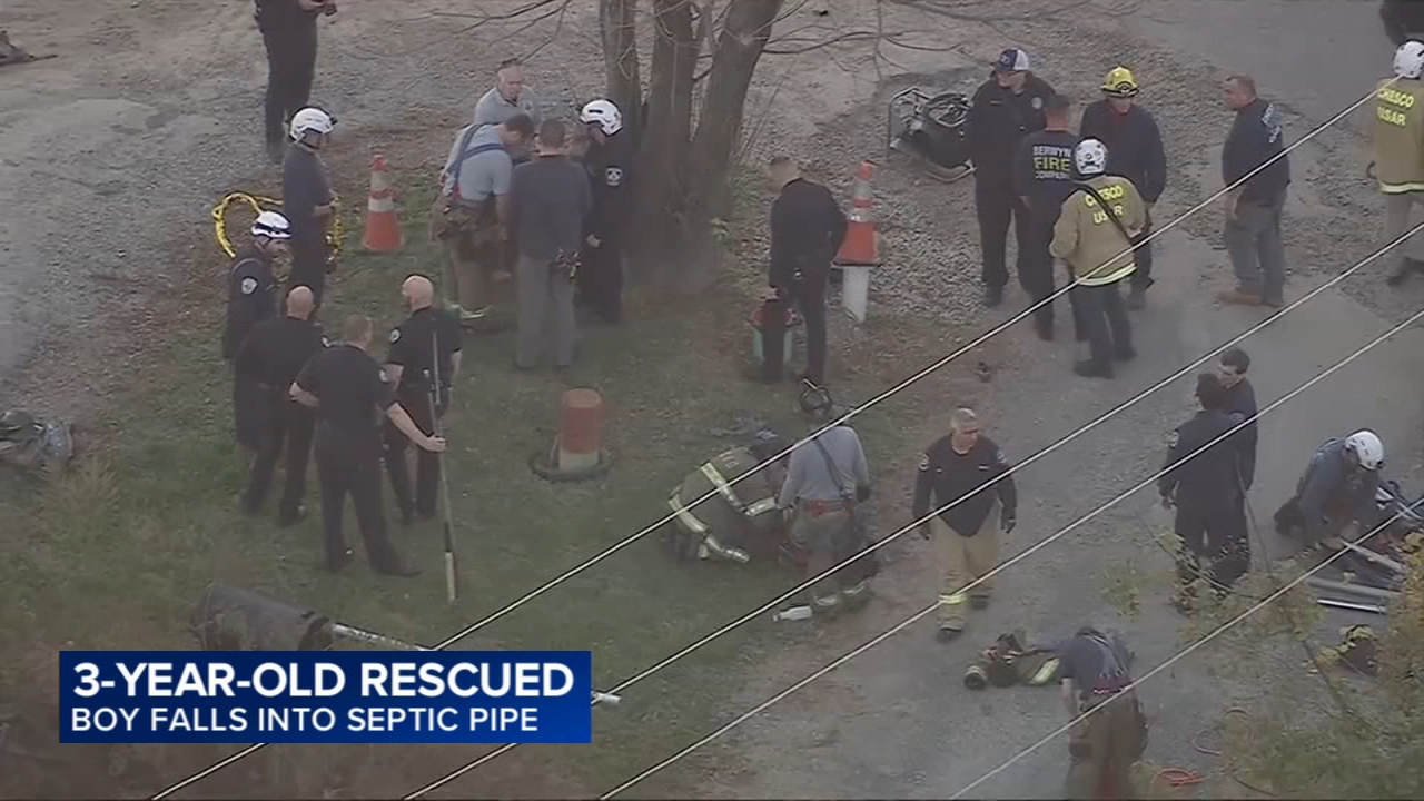 Young boy rescued after falling into septic pipe in West Goshen Township, Pennsylvania 

       — Levittown Business news